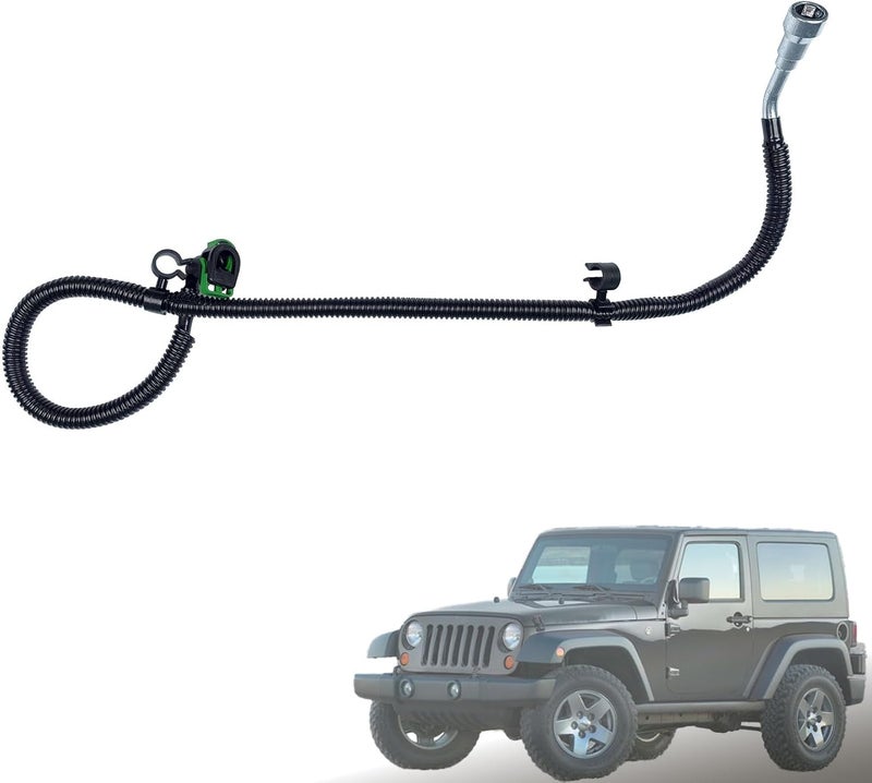 YonFamDall 68141849AD Fuel Supply Tube Line Fit for Jeep Wrangler 2012-2017 3.6L, For Wrangler JK 2018 3.6L, Fuel Line Replace 68141849AA, 68141849AB, 68141849AC - Image 1